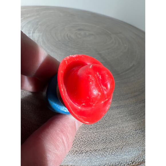 Vintage Fisher-Price Little People Yellow Tractor w/ Wagon and Farmer - Picture 8 of 8